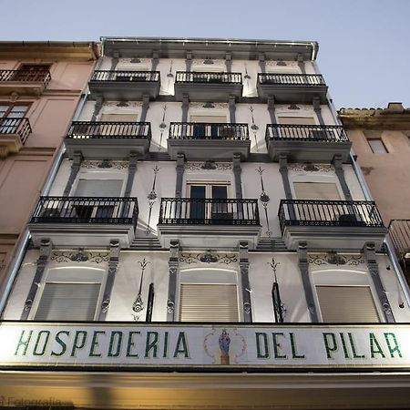 Hospederia Del Pilar Hotel Valencia Bagian luar foto