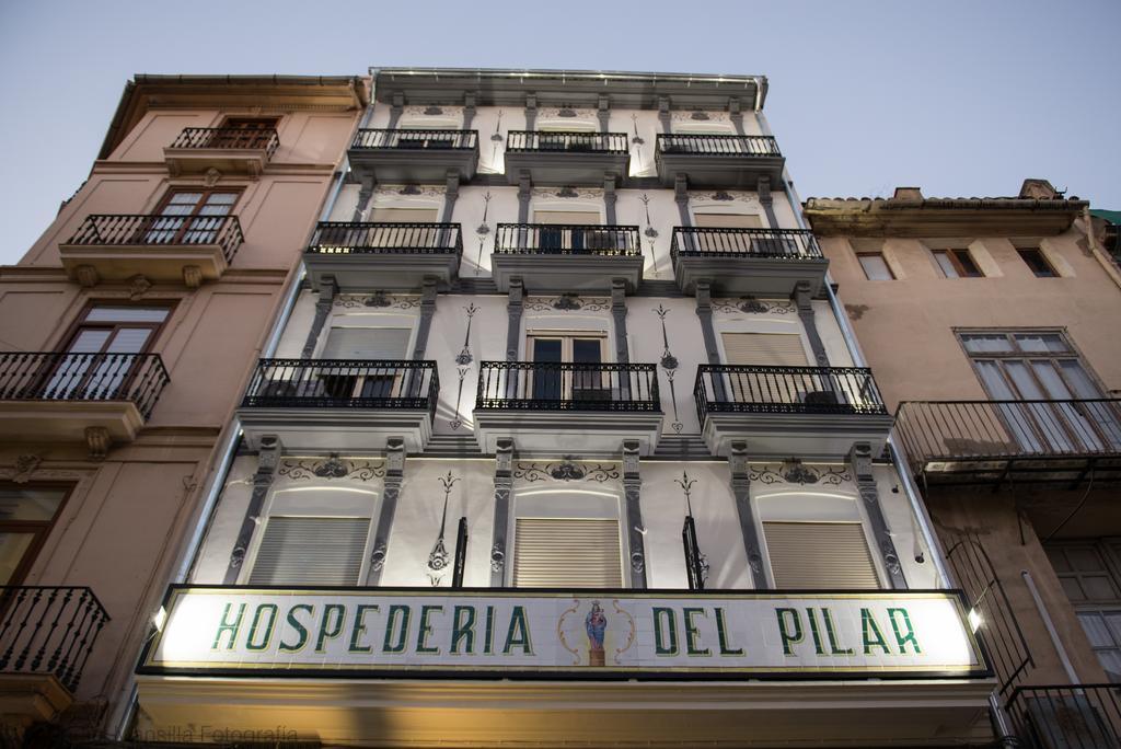 Hospederia Del Pilar Hotel Valencia Bagian luar foto